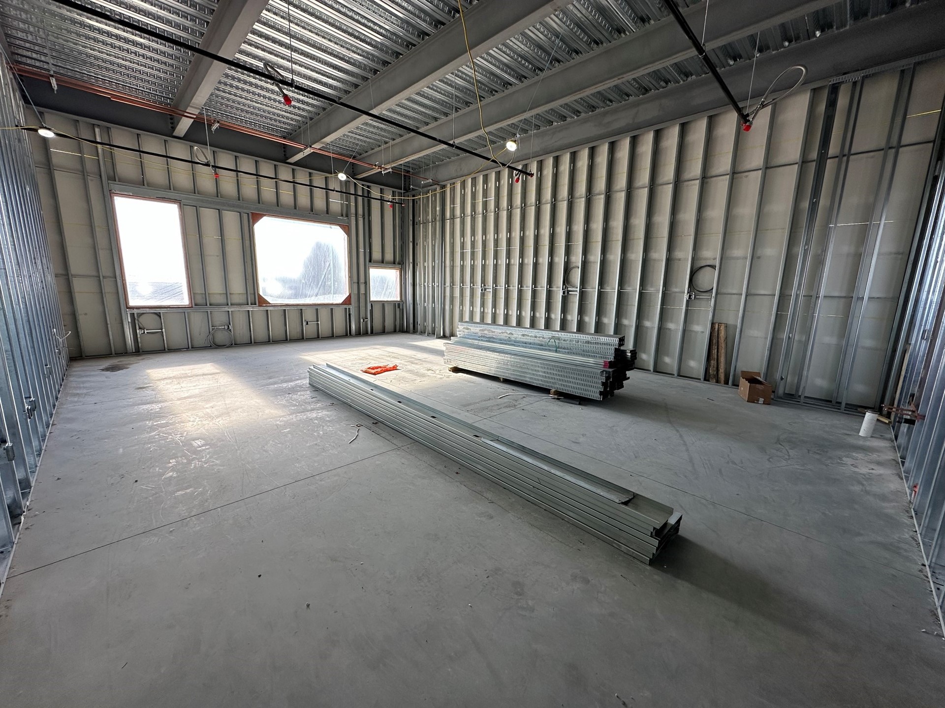 Picture of a classroom in the new Lake Elementary 